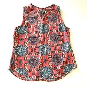 Verse Paisley Print Tank